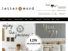 Tablet Screenshot of letter2word.com